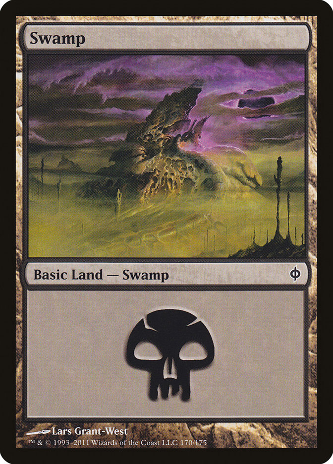 {B}[NPH 170] Swamp (170) [New Phyrexia]