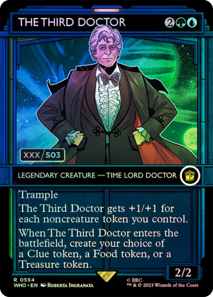 {R} The Third Doctor (Serial Numbered) [Doctor Who][SR WHO 554]