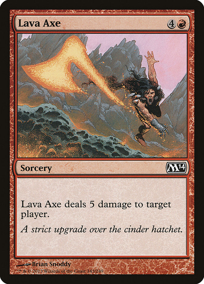 {C} Lava Axe [Magic 2014][M14 143]