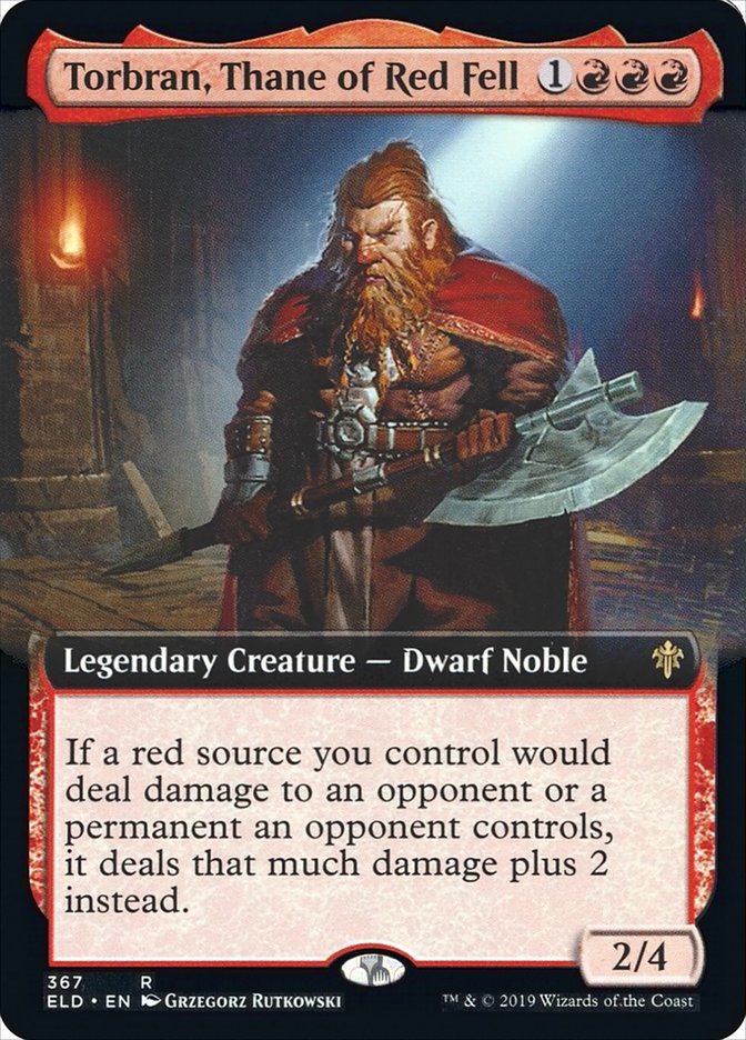 {R} Torbran, Thane of Red Fell (Extended Art) [Throne of Eldraine][ELD 367]