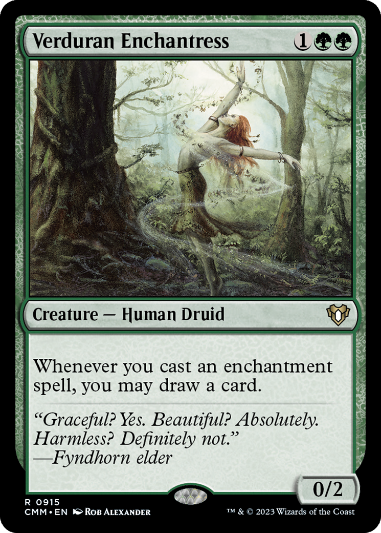 {R} Verduran Enchantress [Commander Masters][CMM 915]