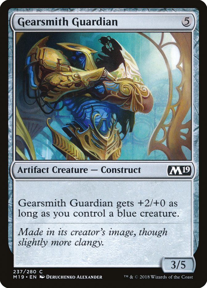 {C} Gearsmith Guardian [Core Set 2019][M19 237]