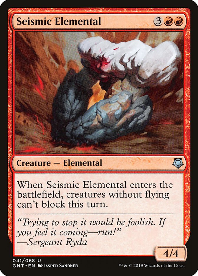 {C} Seismic Elemental [Game Night 2018][GNT 041]