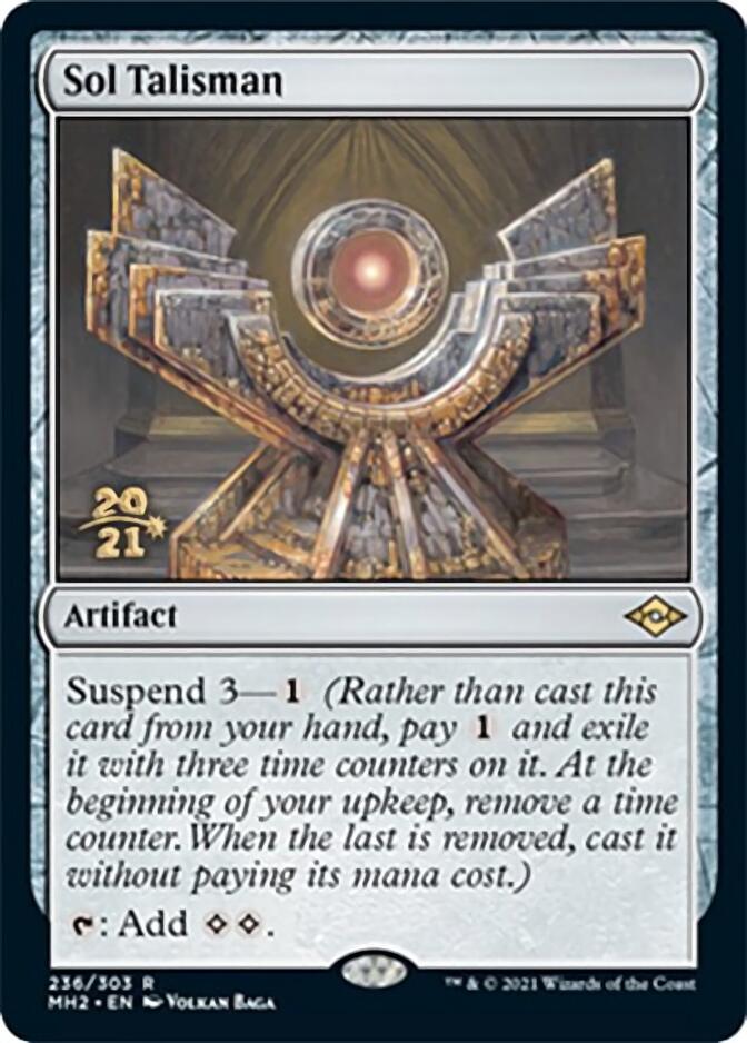 {R} Sol Talisman [Modern Horizons 2 Prerelease Promos][PR MH2 236]