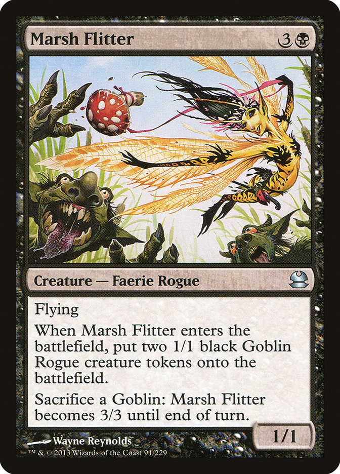 {C} Marsh Flitter [Modern Masters][MMA 091]