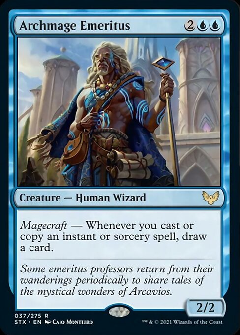 {R} Archmage Emeritus [Strixhaven: School of Mages][STX 037]