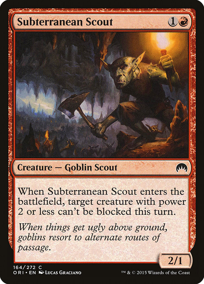 {C} Subterranean Scout [Magic Origins][ORI 164]