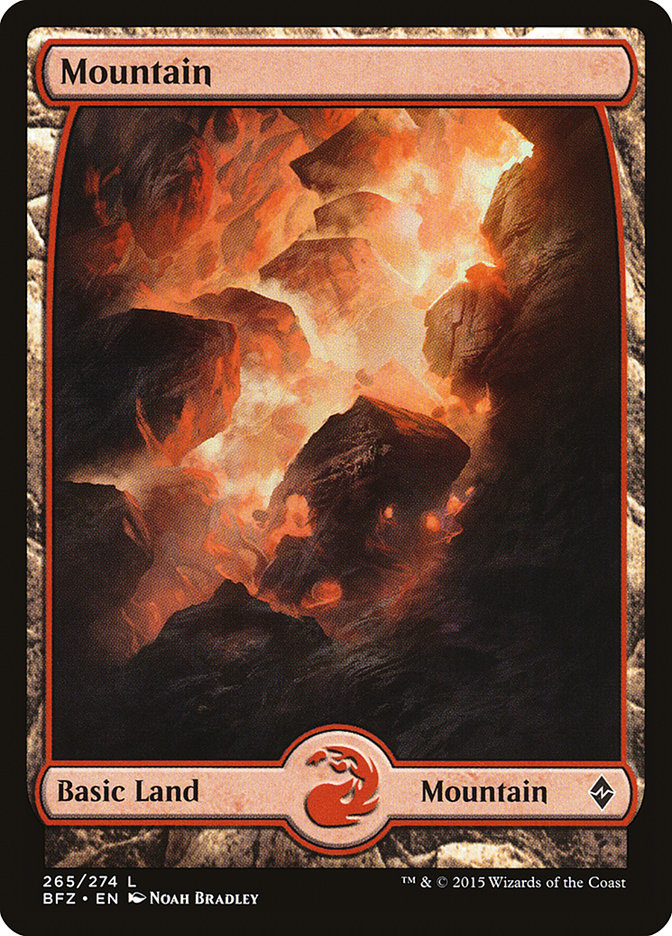 {B}[BFZ 265] Mountain (265) [Battle for Zendikar]