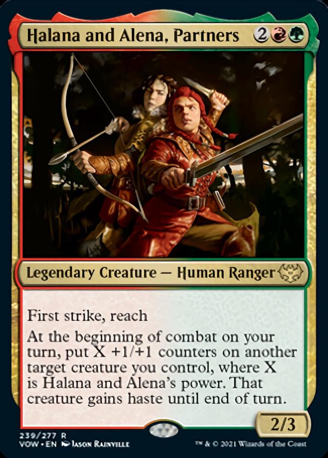 {R} Halana and Alena, Partners [Innistrad: Crimson Vow][VOW 239]