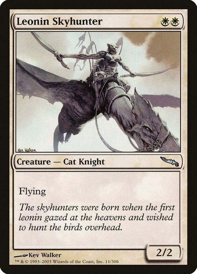 {C} Leonin Skyhunter [Mirrodin][MRD 011]