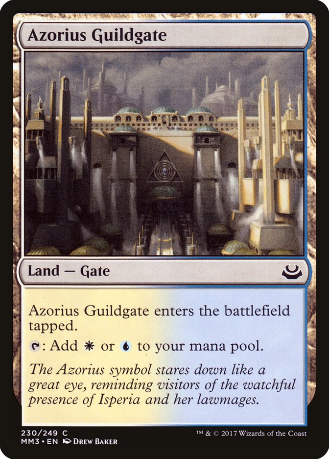 {C} Azorius Guildgate [Modern Masters 2017][MM3 230]