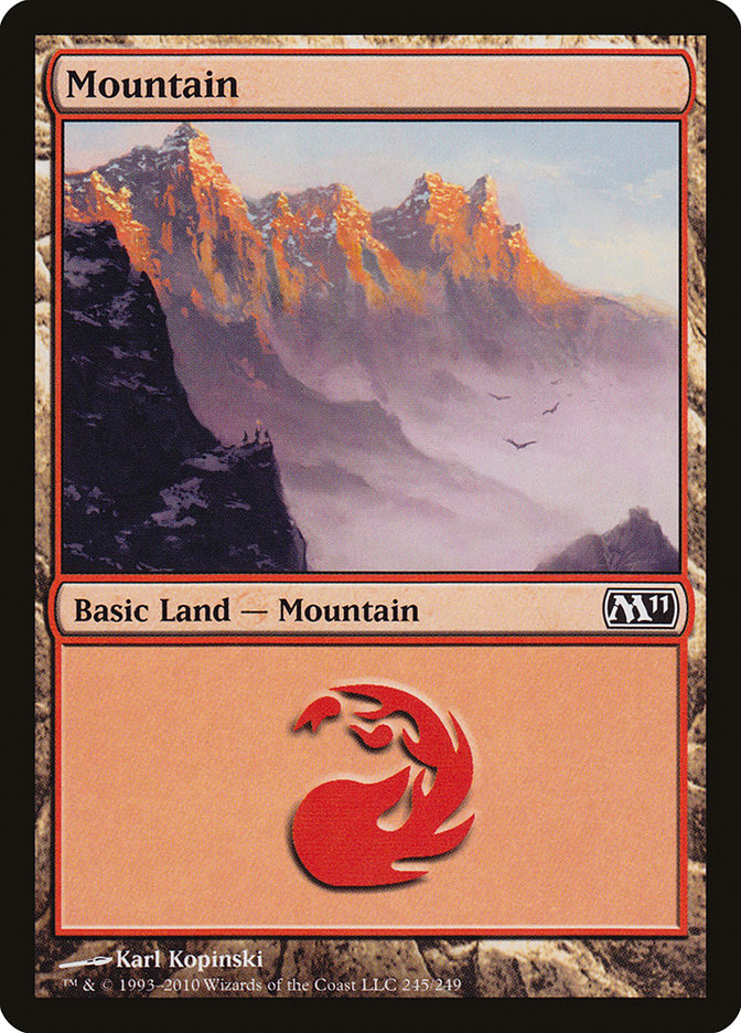 {B}[M11 245] Mountain (245) [Magic 2011]