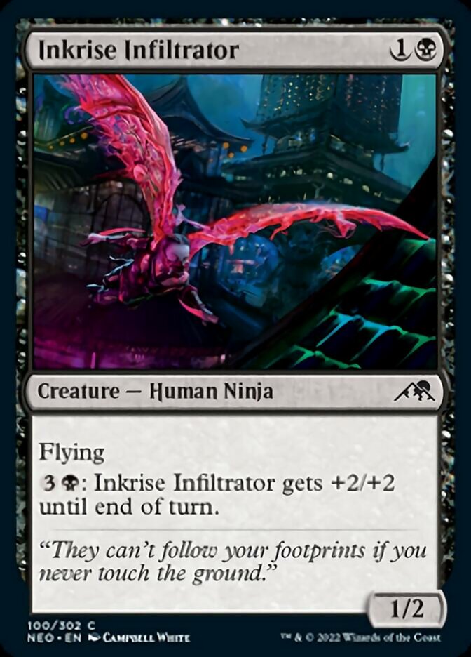 {C} Inkrise Infiltrator [Kamigawa: Neon Dynasty][NEO 100]