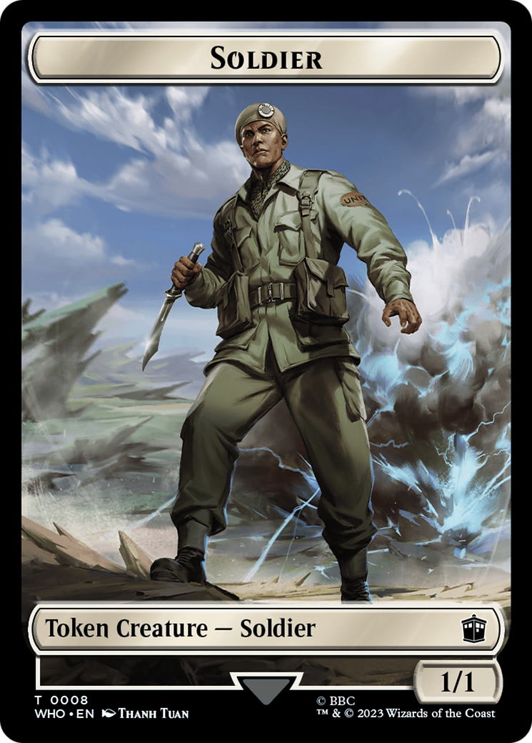 {T} Copy // Soldier Double-Sided Token [Doctor Who Tokens][TWHO 1//8]