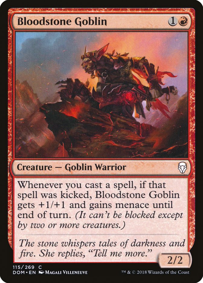 {C} Bloodstone Goblin [Dominaria][DOM 115]