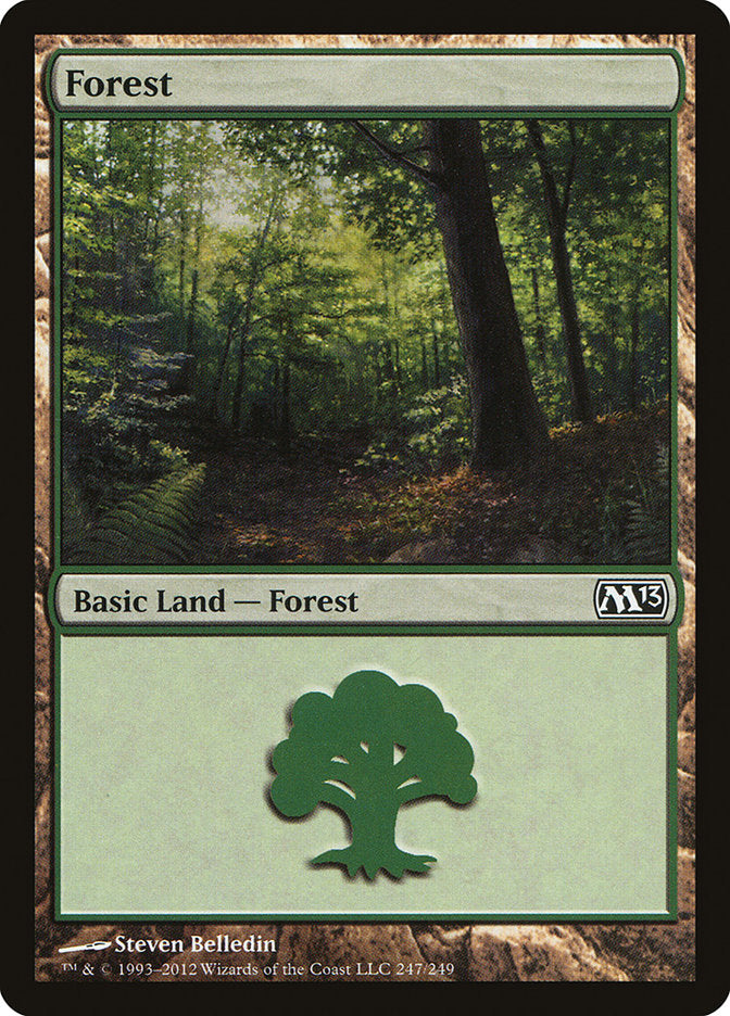 {B}[M13 247] Forest (247) [Magic 2013]