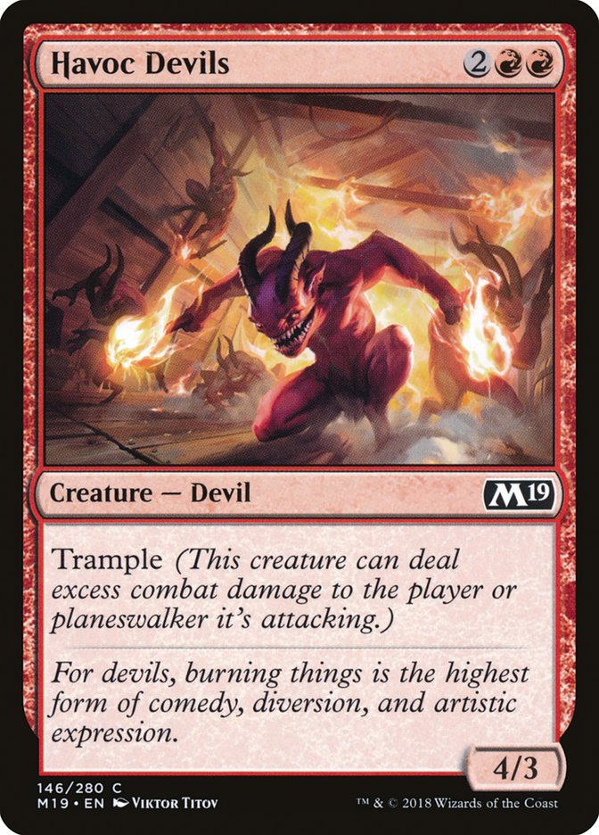 {C} Havoc Devils [Core Set 2019][M19 146]