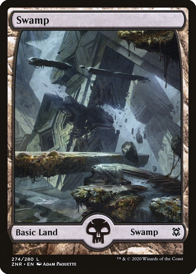 {B}[ZNR 274] Swamp (274) [Zendikar Rising]