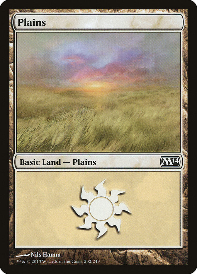 {B}[M14 232] Plains (232) [Magic 2014]