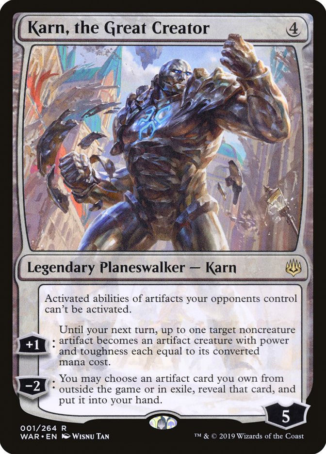 {R} Karn, the Great Creator [War of the Spark][WAR 001]