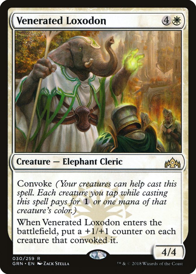 {R} Venerated Loxodon [Guilds of Ravnica][GRN 030]