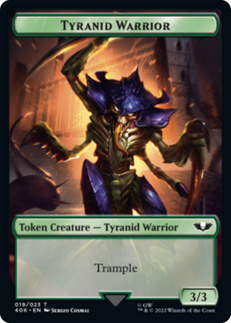 {T} Tyranid (17) // Tyranid Warrior [Universes Beyond: Warhammer 40,000 Tokens][T40K 019]