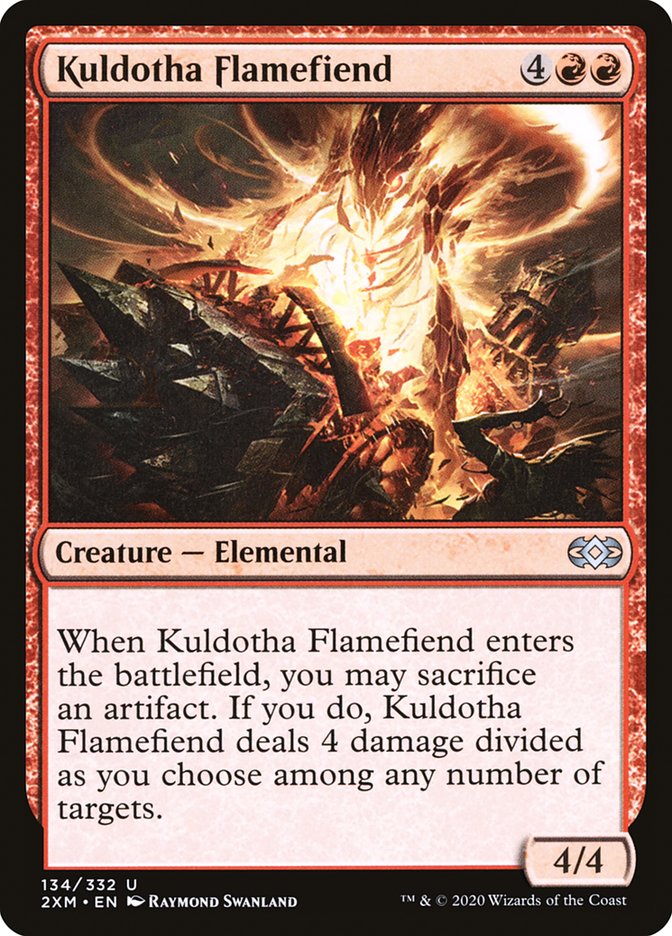 {C} Kuldotha Flamefiend [Double Masters][2XM 134]