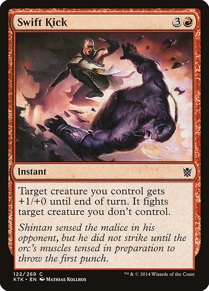 {C} Swift Kick [Khans of Tarkir][KTK 122]