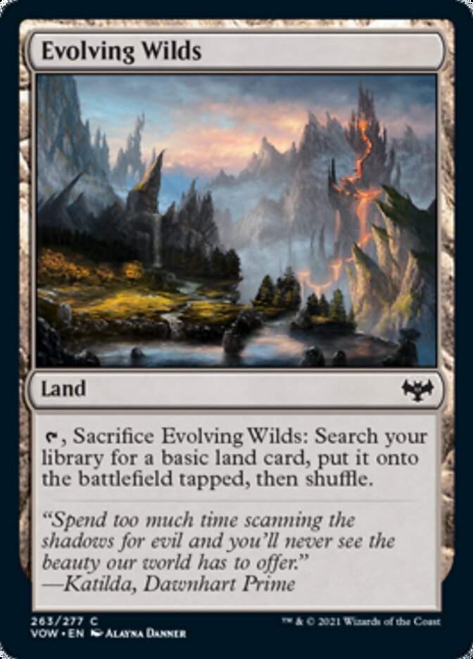 {C} Evolving Wilds [Innistrad: Crimson Vow][VOW 263]