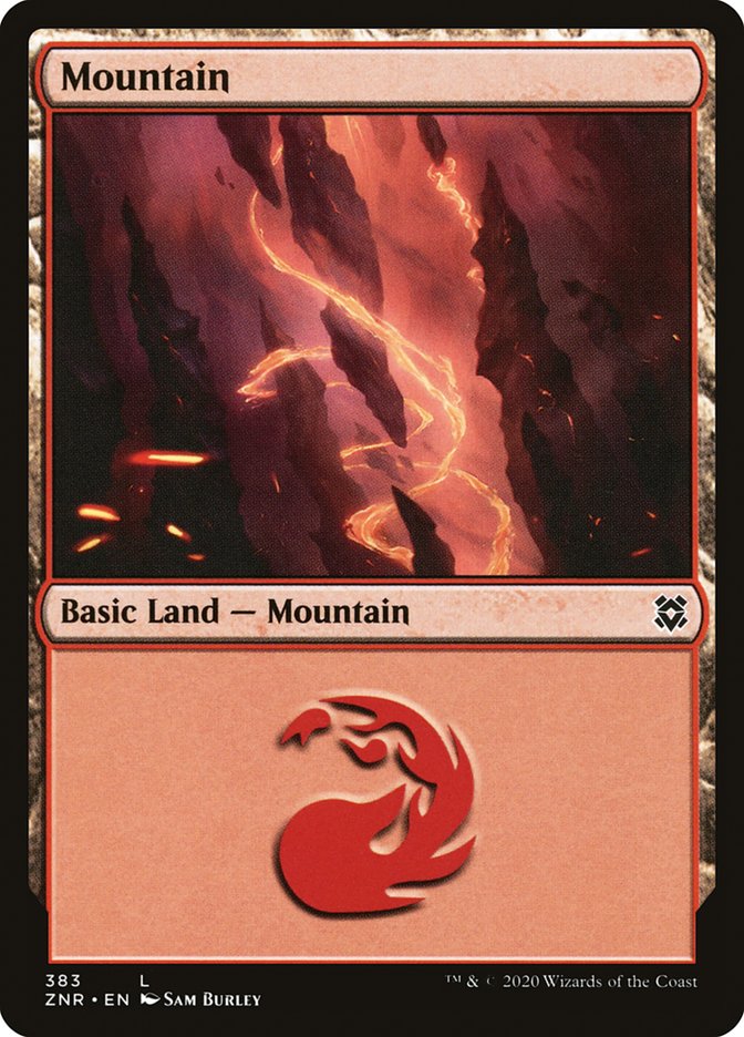 {B}[ZNR 383] Mountain (383) [Zendikar Rising]