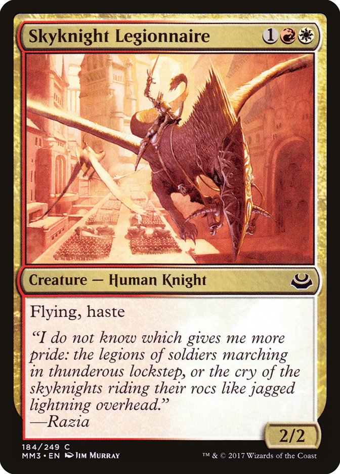 {C} Skyknight Legionnaire [Modern Masters 2017][MM3 184]