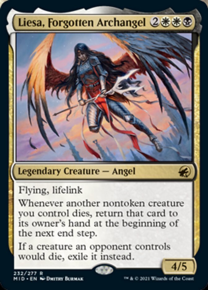 {R} Liesa, Forgotten Archangel [Innistrad: Midnight Hunt][MID 232]