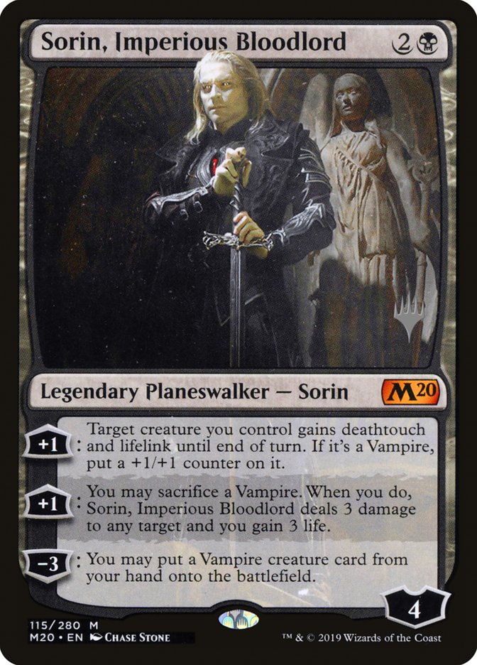 {R} Sorin, Imperious Bloodlord (Promo Pack) [Core Set 2020 Promos][PP M20 115]