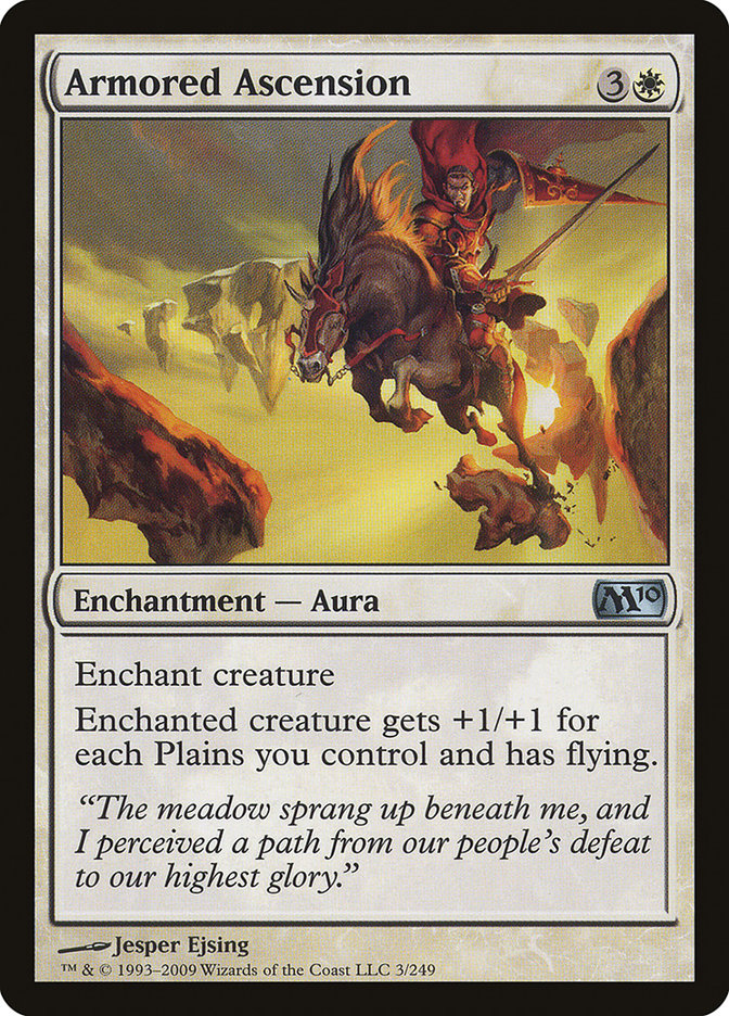 {C} Armored Ascension [Magic 2010][M10 003]