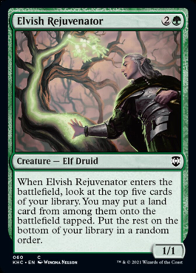 {C} Elvish Rejuvenator [Kaldheim Commander][KHC 060]