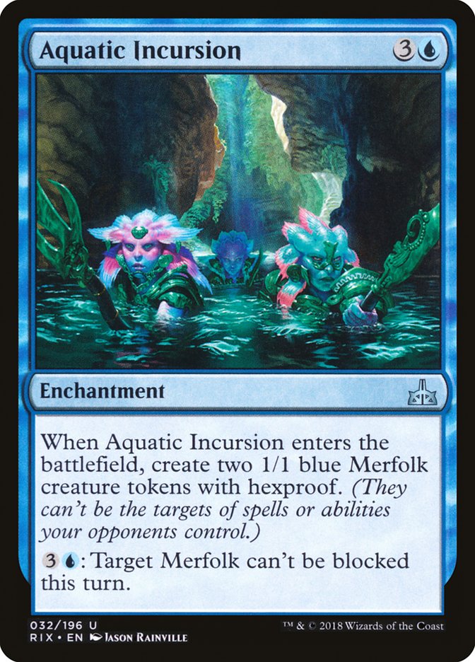 {C} Aquatic Incursion [Rivals of Ixalan][RIX 032]