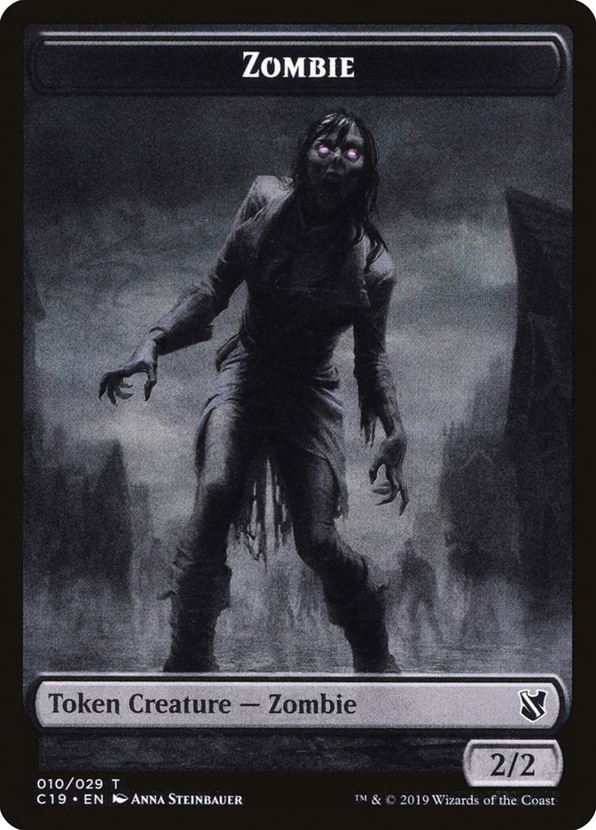 {T} Zombie Token (010/029) [Commander 2019 Tokens][TC19 010]