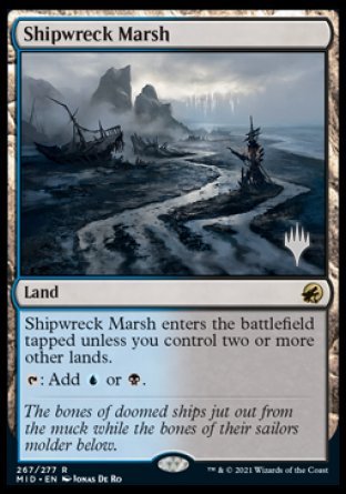 {R} Shipwreck Marsh (Promo Pack) [Innistrad: Midnight Hunt Promo Pack][PP MID 267]