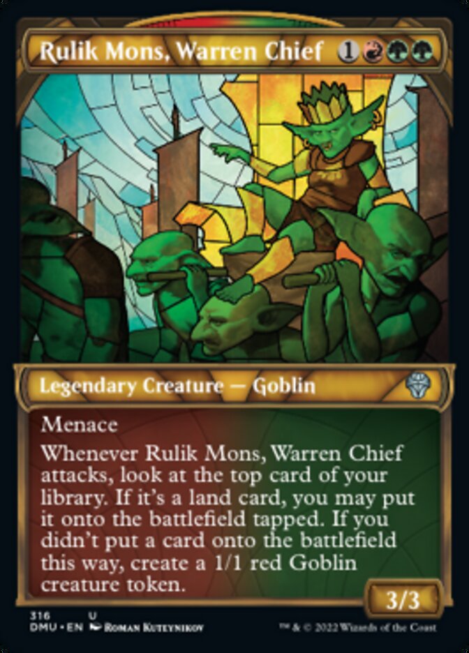 {@C} Rulik Mons, Warren Chief (Showcase) [Dominaria United][DMU 316]