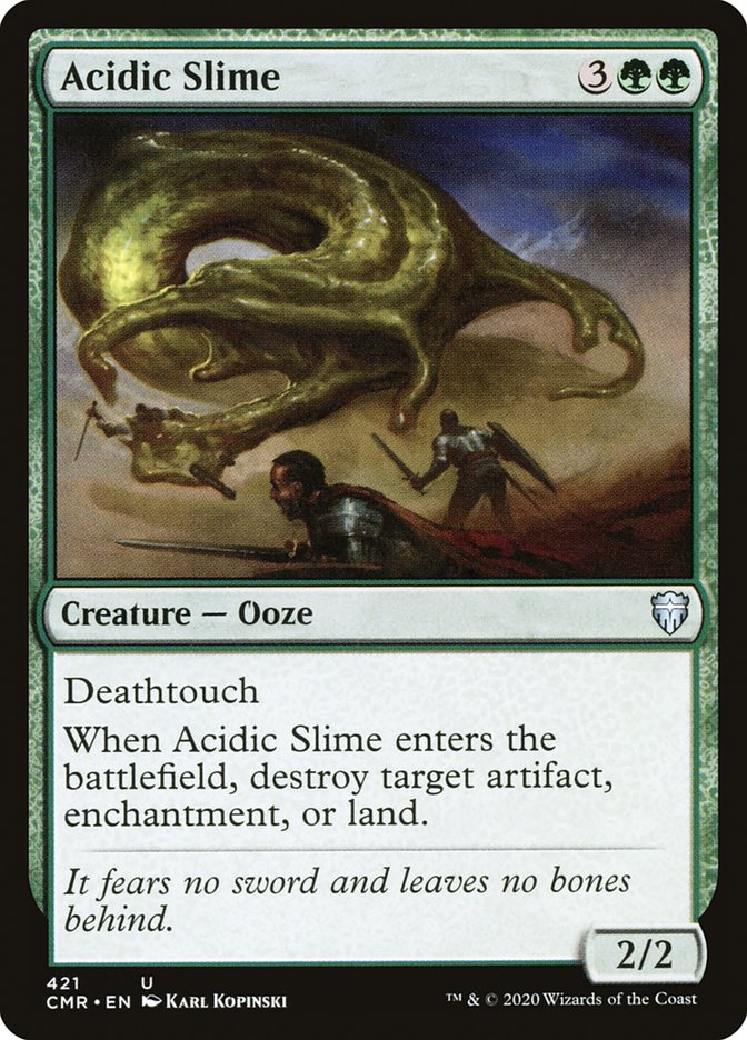 {C} Acidic Slime [Commander Legends][CMR 421]