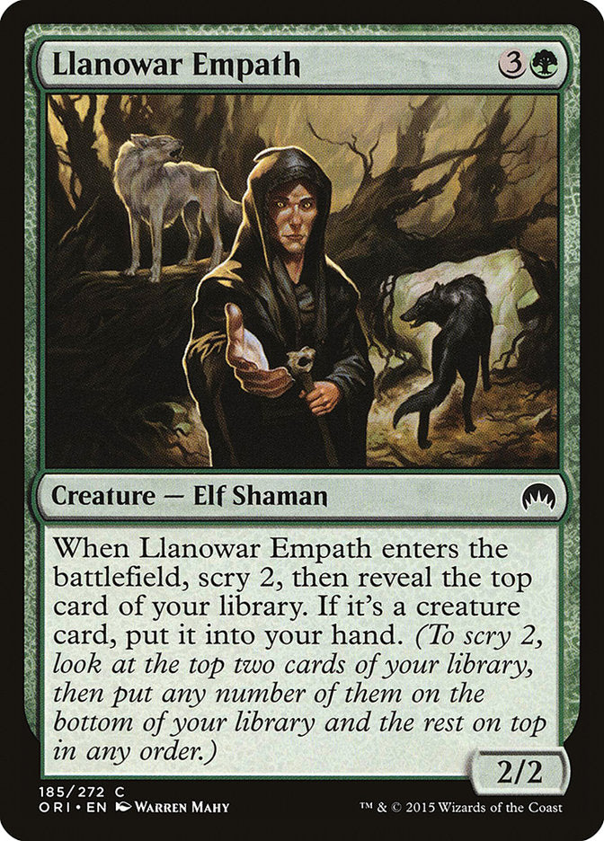 {C} Llanowar Empath [Magic Origins][ORI 185]