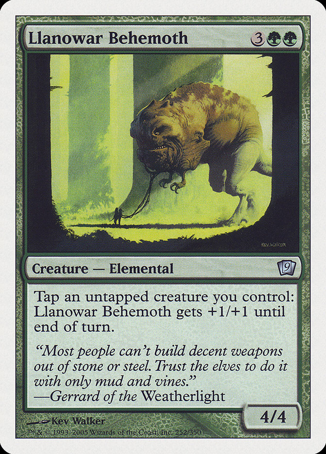 {C} Llanowar Behemoth [Ninth Edition][9ED 252]