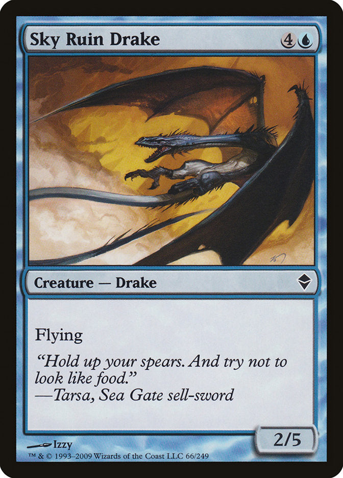 {C} Sky Ruin Drake [Zendikar][ZEN 066]