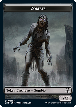 {T} Zombie // Angel Double-sided Token [Game Night 2022 Tokens][TGN3 007]