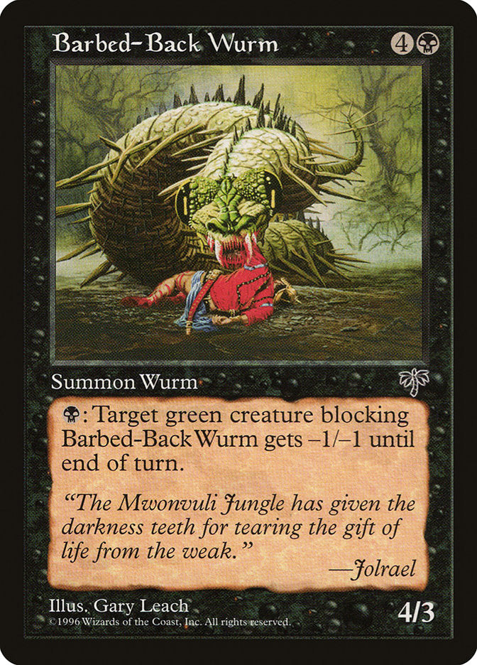 {C} Barbed-Back Wurm [Mirage][MIR 105]