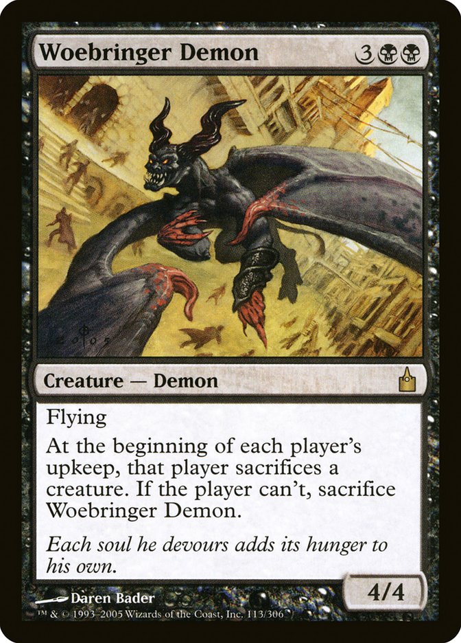 {R} Woebringer Demon [Ravnica: City of Guilds][RAV 113]