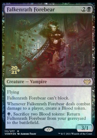 {@R} Falkenrath Forebear [Innistrad: Crimson Vow Prerelease Promos][PR VOW 111]