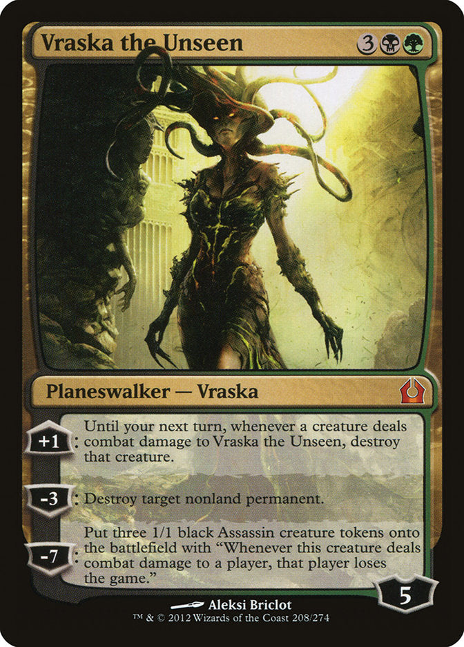 {R} Vraska the Unseen [Return to Ravnica][RTR 208]