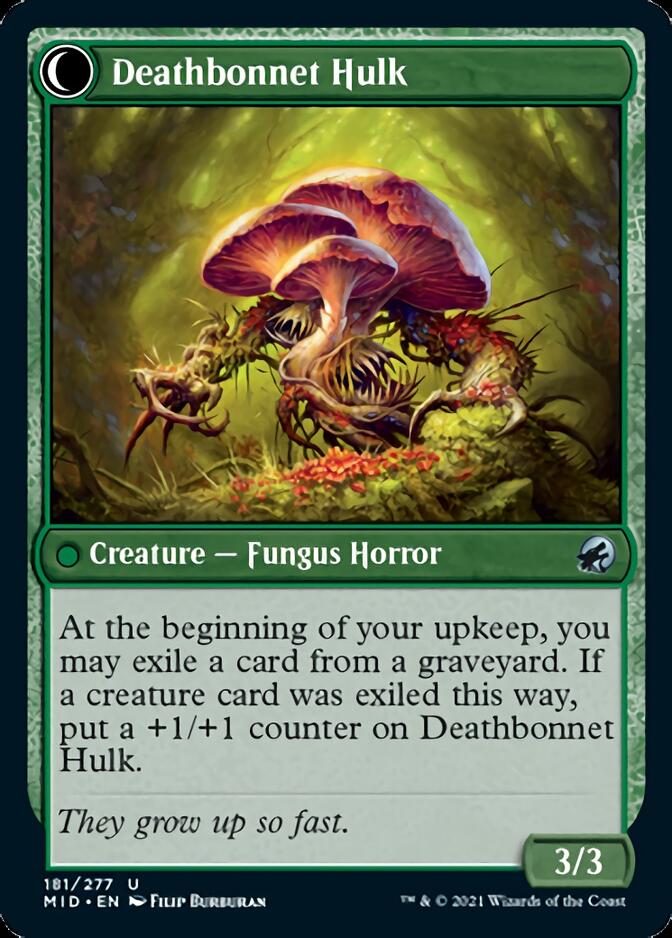 {C} Deathbonnet Sprout // Deathbonnet Hulk [Innistrad: Midnight Hunt][MID 181]