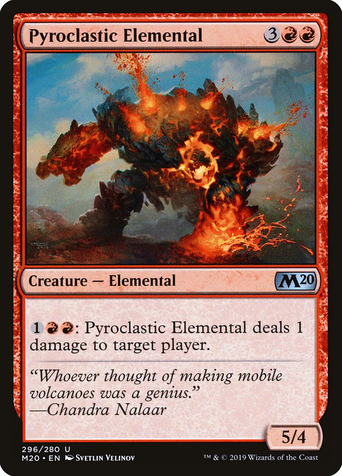 {C} Pyroclastic Elemental [Core Set 2020][M20 296]